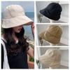 Foldable Sun Protection Hat Wide Brim Beach Bucket Hat Fashion Summer Sun Hat  Ladies Girl