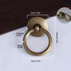 Pulls Pull Rings Ring Drawer Knobs Circular Door Knocker  Drawer