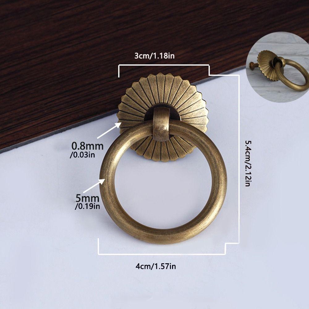 Pulls Pull Rings Ring Drawer Knobs Circular Door Knocker  Drawer