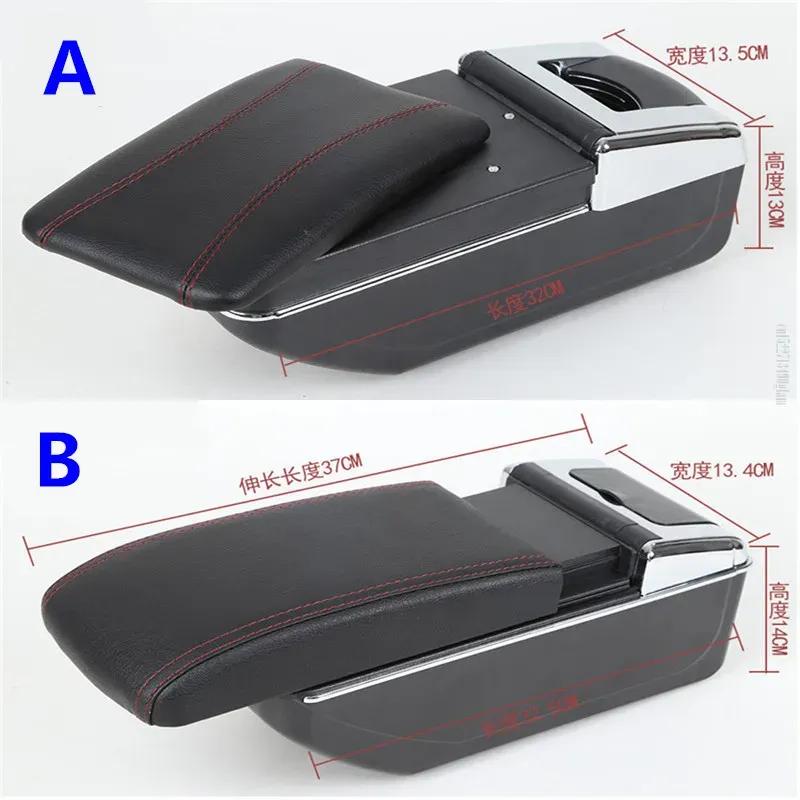 For Toyota Yaris 3 Car Armrest Box For Toyota Hybrid / Yaris Vitz Armrest Box Central Storage box Retrofit Car Accessories