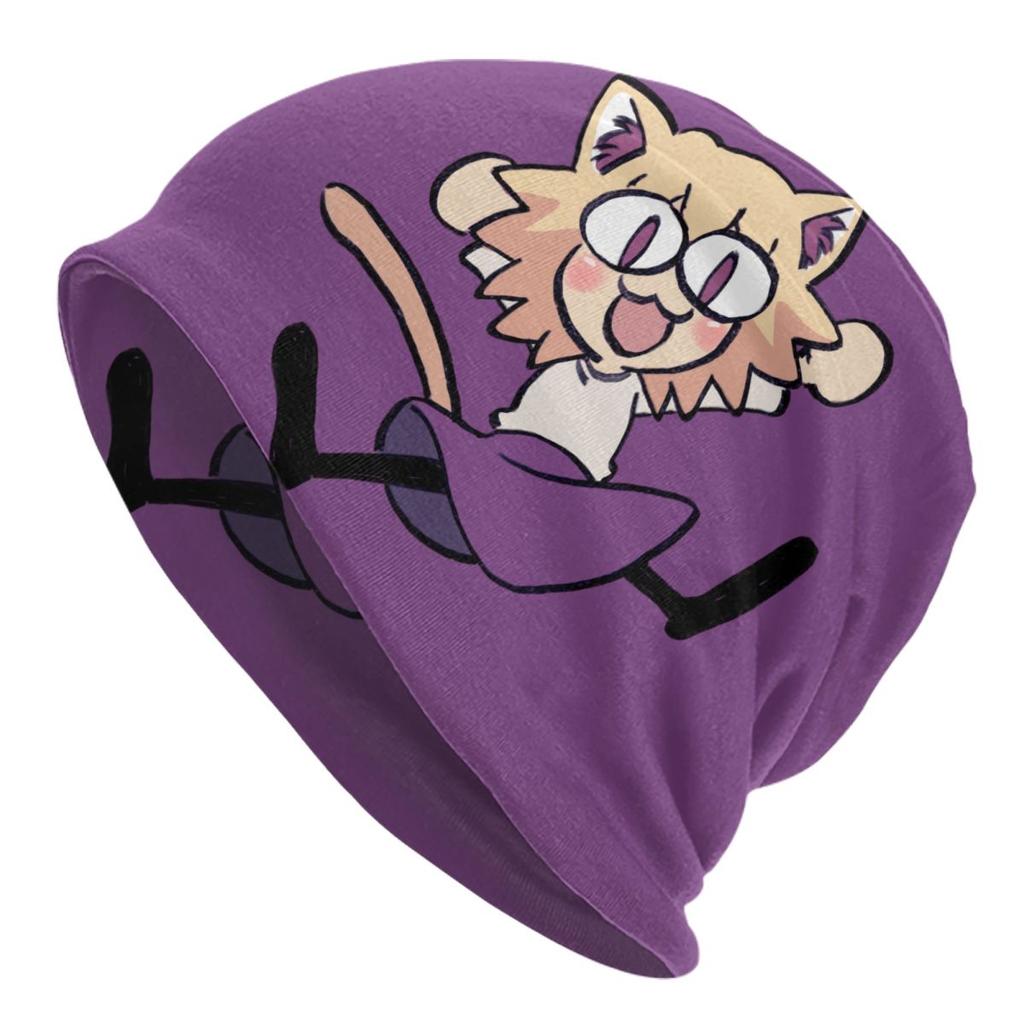 Забавная шапка-бини Neco Arc, унисекс, зимняя теплая шапка, женская вязаная шапка, уличная лыжная шапка Tsukihime, шапочки с черепами для девочек и кошек, шапки