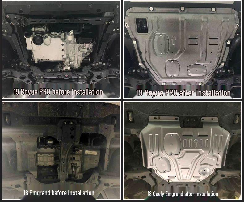 Совместимая защита двигателя для Geely Boyue X/L/Pro, Xingyue S/L, Emgrand GL/L.
