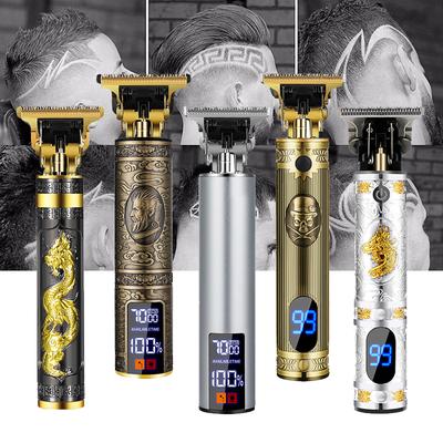 LCD электрическая парикмахерская масляная бритвенная головка электрическая толкатель для резьбы электрическая толкатель машинка для стрижки волос точный триммер для мужчин уход T9