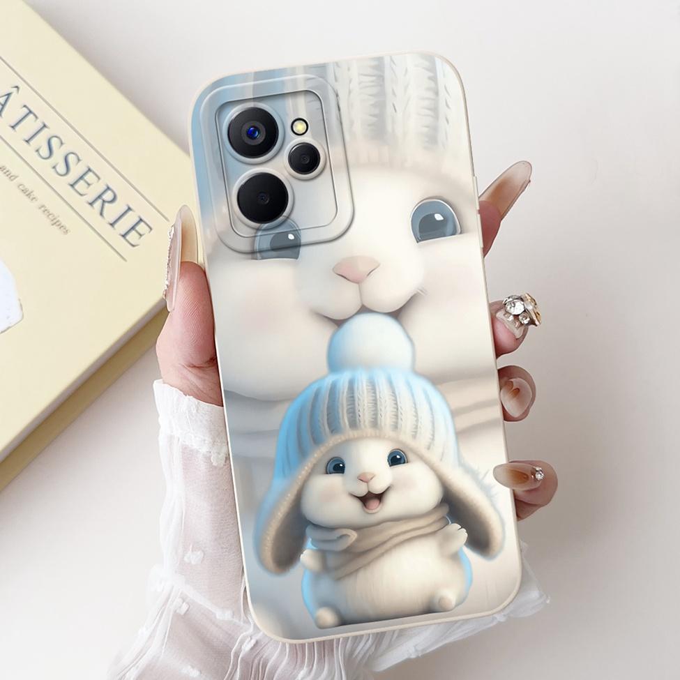 Для Realme 10 5G Китай RMX3663 Чехол Для Realme 10 5G Чехол Силиконовый Роскошный Модный Цветы Кавайный Милый Кот Ударопрочный Чехол для Телефона