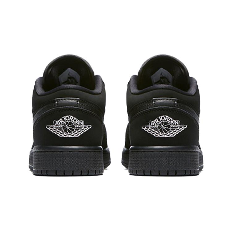 Jordan 1 Ретро Низкий GS Тройной Черный 553560-019