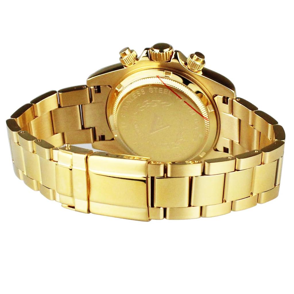 VALENTINO DOMANI Men's Chronograph Watch with Zirconia, Gold (VD006MUW)