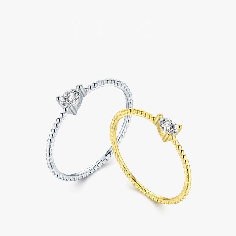 Tancise Classic стерлингового серебра 925 пробы кольцо с цирконом женские ювелирные изделия свадебное обещание вечерние подарок