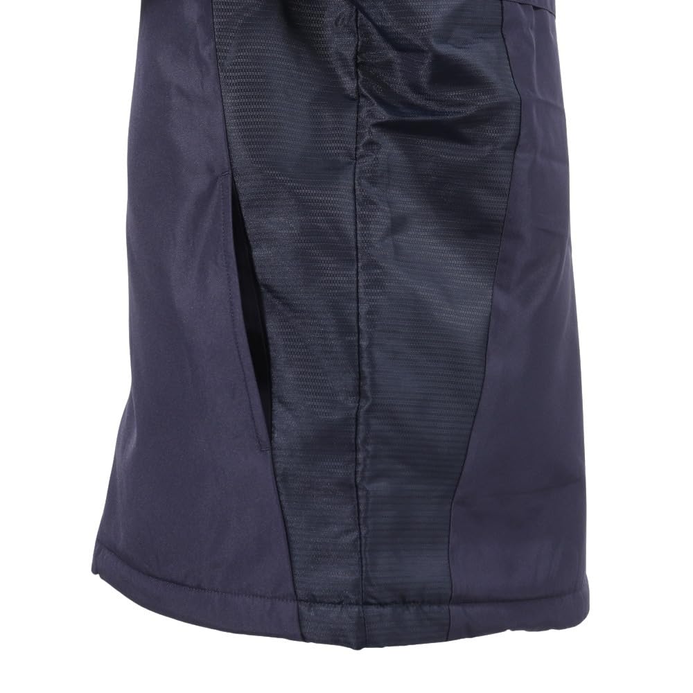 Куртка Breath Thermo Training Warmer Deep размера M, влагоотводящая, генерирующая тепло, водоотталкивающая, MC-LINE 32MEA630, темно-синий/серебристый,