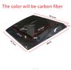 Universal Carbon Fiber Look ABS Car Hood Bonnet Air Vent Cover Decoration