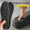Unisex Graphene Insoles: Deodorizing, Massage, Shock-Absorbing, Breathable, Sweat-Wicking, High-Elastic Arch Support for Comfort and No Tired Feet.