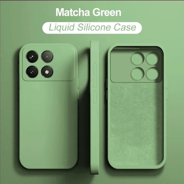 Чехол Poco X6 Pro Роскошные оригинальные жидкие силиконовые чехлы для телефонов Xiaomi Poco X6 Pro Poco X 6 Pro Poco X6Pro Pocox6 Pro 5G Cover