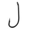 Bimoo 20pcs Feflon Coating Long Shank Carp Fishing Hook Down Eye High Carbon Steel Carp Fishing Hook Rig Hooks