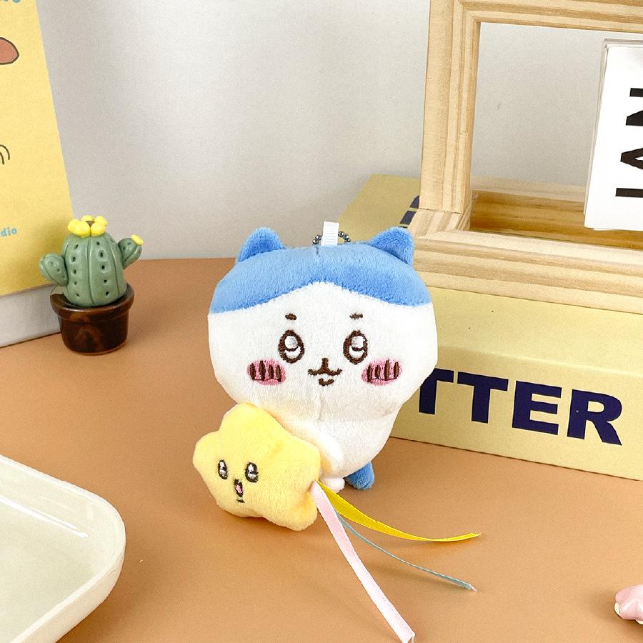 Мультяшные обнимающиеся звезды Лягушка Джиика Серия Little Bajiyiwusach Плюшевая кукла Сумка Подвесное украшение Кукла Подарок