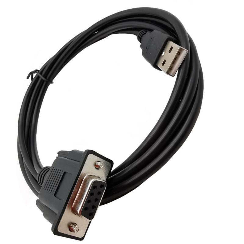 Высокоскоростной USB-преобразователь в RS232 Кабель USB Male на RS232 Female Серийный кабель для ПК и ноутбуков Обмен данными