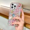 Роскошный 3D блестящий кристальный стразы сердце цветочный чехол для телефона для XiaoMi Poco C75 C65 C71 C55 C61 4G 5G