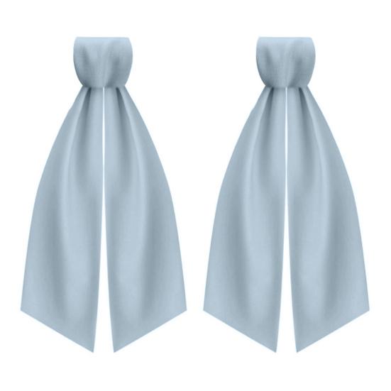 2 Pcs Wreath Sash for Front Door Blank Satin Wreath Sash Embroidery Monogram Plain Ribbon Accessories for Xmas Party Yard Doorway Indoor Outdoor Wall