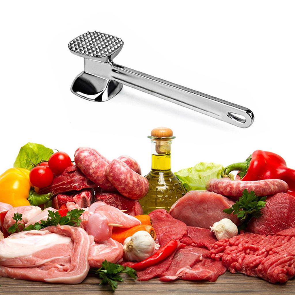 Meat Tenderizer Hammer Tool Dual-Sided Nails Meat Mallet Meat Hammer for Steak Chicken Fish Meat