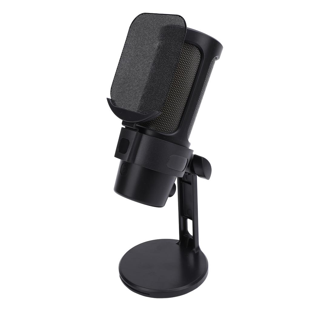 Игровой микрофон USB ПК микрофон конденсаторный микрофон с функцией быстрого отключения звука крепление для амортизатора поворотный ключ усиления для