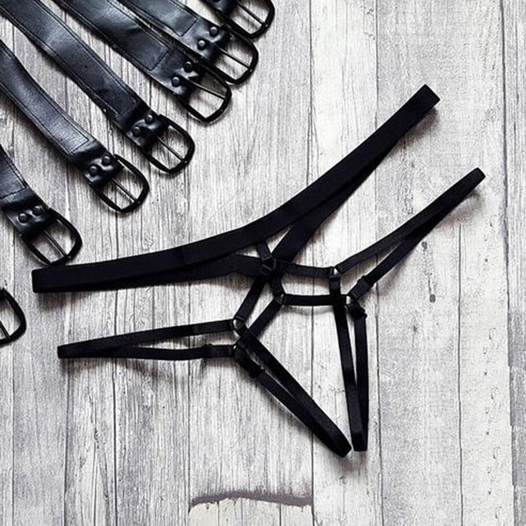 S-3XL Плюс Размер Женские Бандажные Выдалбливают Стринги Трусики Женское Белье Прозрачное Женское Белье T Назад Женские Открытые Промежность Игрушечные Трусики Нижнее Белье Подвязки Для Тела