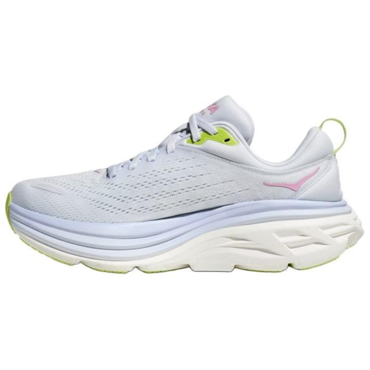 HOKA Bondi 8 Широкие Кроссовки Женские Белые 1127954-SCP