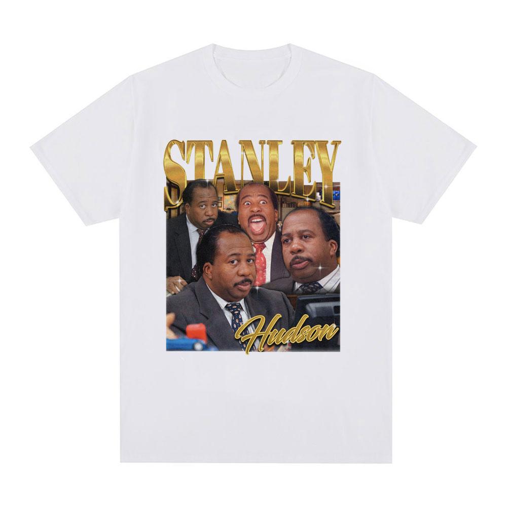 Stanley Hudson Homage T Shirt Tv Series The Office Michael Scott Dwight Schrute Tshirt Unisexs Casual Cotton Oversized T Shirts
