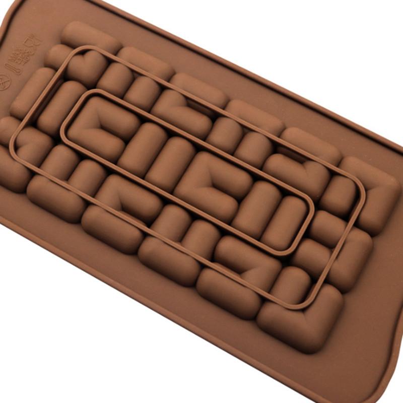 Silicone Break-Apart Chocolate Mold Candy Protein and Engery Bar Silicon Mould