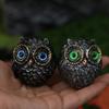 Realistic Owl Figurine Beads Lucky Owl Owl Ornament Creative Owl Mini Statue Gift
