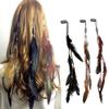 Comb Headdress Handmade Hippie Headpieces Headband Headwear Novelty Hairclips Feather Hair Rope