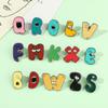 Creative Funny Alphabet Brooches Cute Cartoon Brooch Badges 26 Letter Enamel Pins  Jewelry Gift