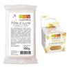 White Sugar Paste 100 G + Golden Glitter