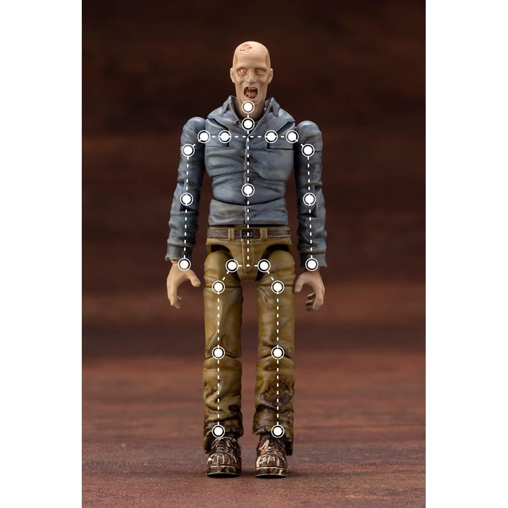 Kotobukiya End of Heroes Zombie Noid Biter 75mm Scale Plastic Model KP525