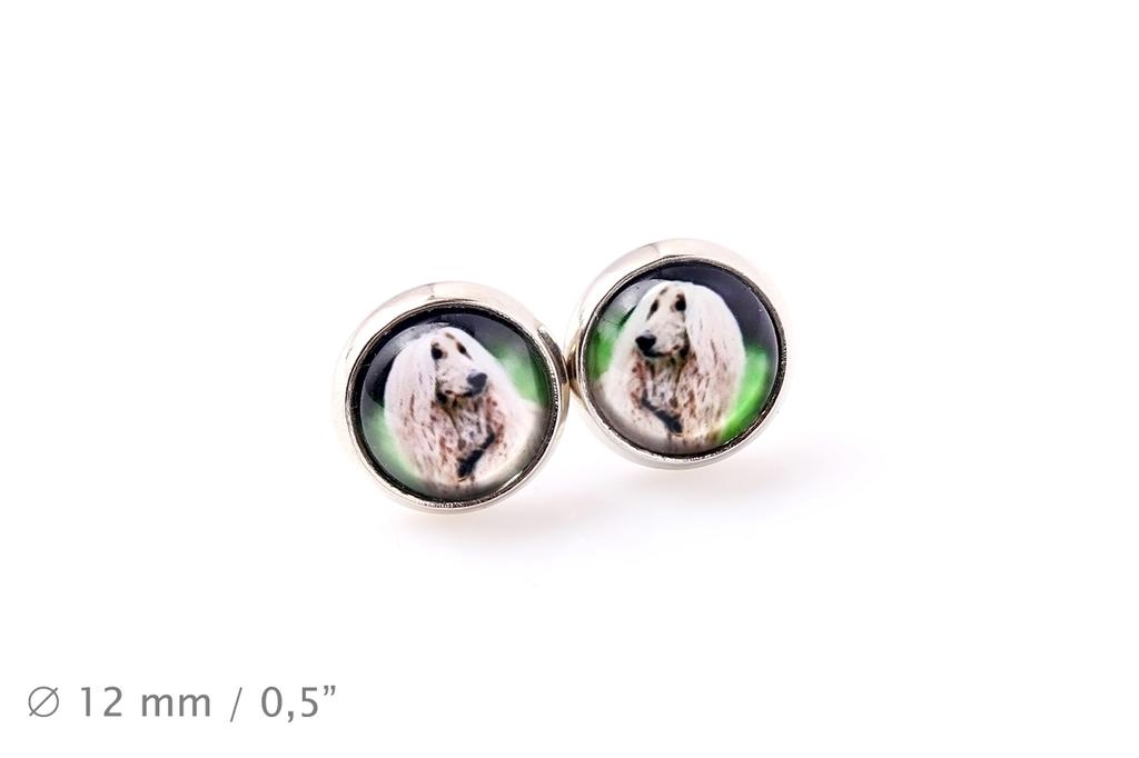 Afghan Hound, Tazi – Earrings your photo handmade, own photo | Art-Dog