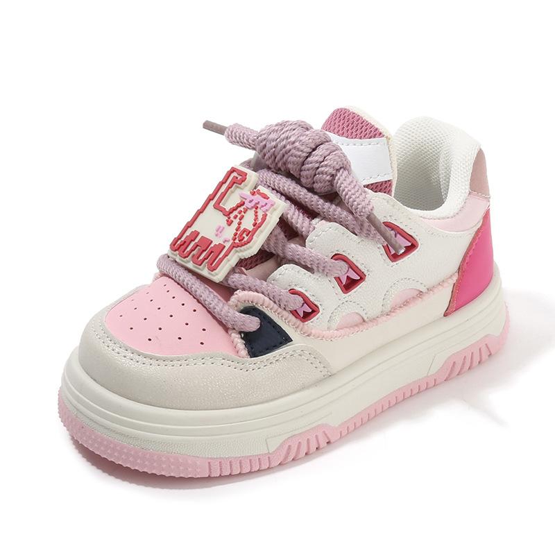 Детская спортивная обувь 2025 весна и осень новая обувь для девочек в повседневном стиле мультяшная обувь для мальчиков на доске мягкая подошва легкая детская обувь