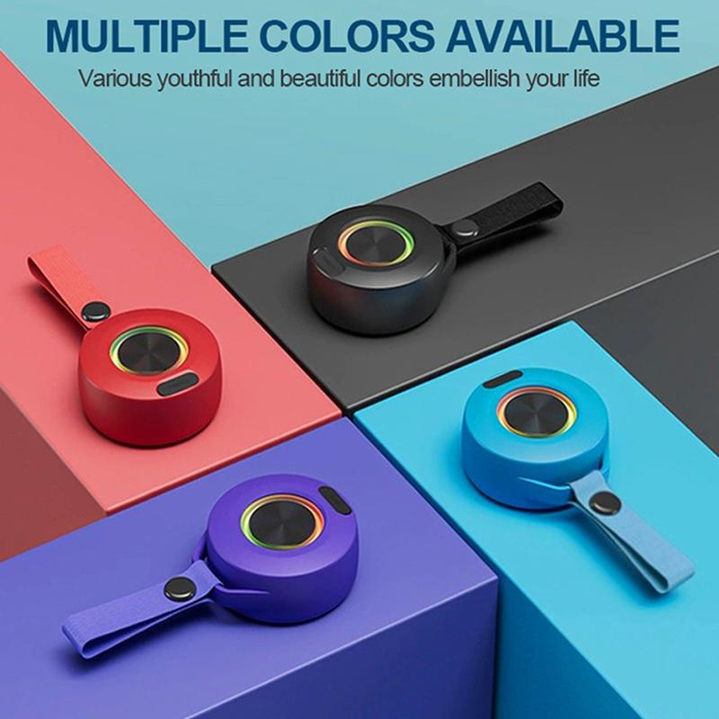 Светодиодные RGB Bluetooth-динамики Портативный Громкий Уличный Сабвуфер для езды на велосипеде Беспроводной динамик