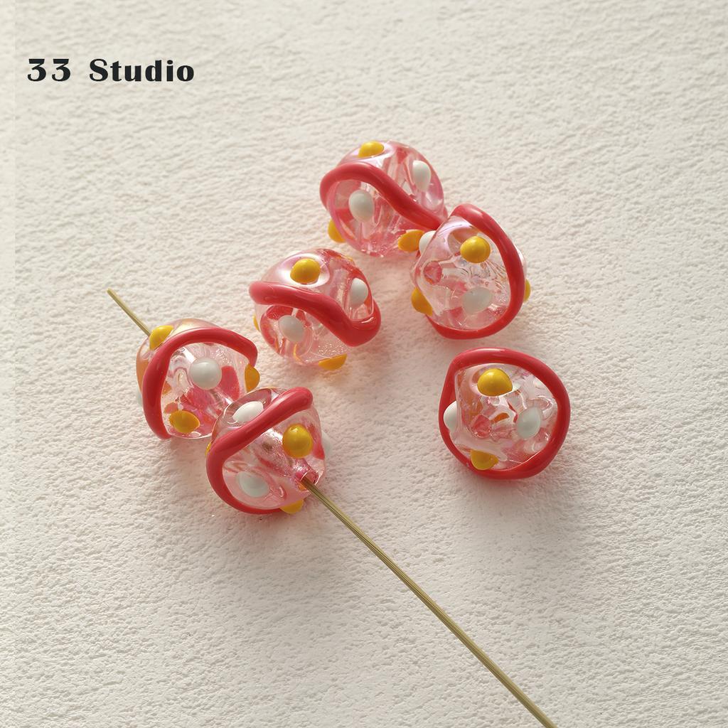 Тяжелая специальная дрель, бусины с ручной росписью, аксессуары «сделай сам», комплект материалов, цепочка для мобильного телефона, автомобильный кулон, бусины-проставки, браслет