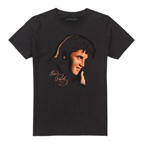 Elvis Presley Unisex Adult Warm Portrait T-Shirt