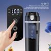 12V/24V 500ml Heated Smart Car Heating Cup Temperature Control Electric Kettle Stainless Steel Cup Water Warmer Bottle