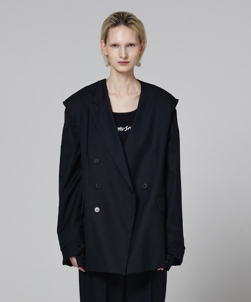 Mmam Signature Off Sleeve Origami Blazer