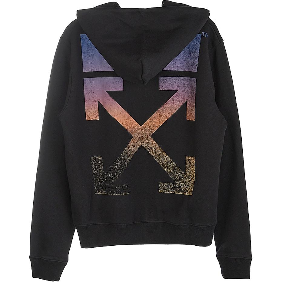 OFF WHITE Худи с градиентными стрелками OMBE001F21FLE0041084