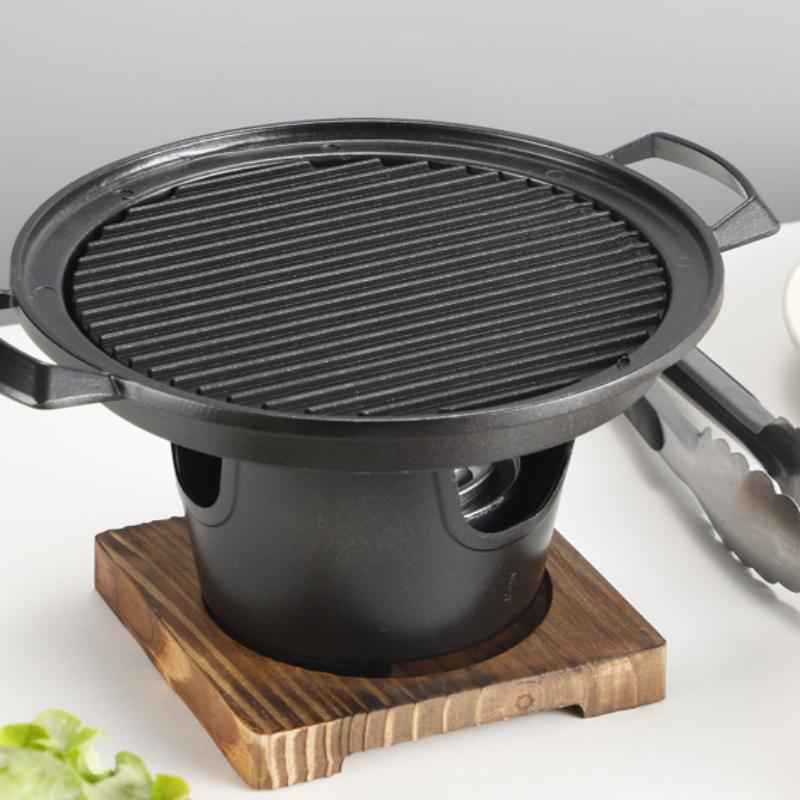 Мини-барбекю, спиртовая плита, гриль-барбекю, японская печь для приготовления пищи на одного человека, съемная уличная плита для барбекю, инструменты для обжаривания мяса
