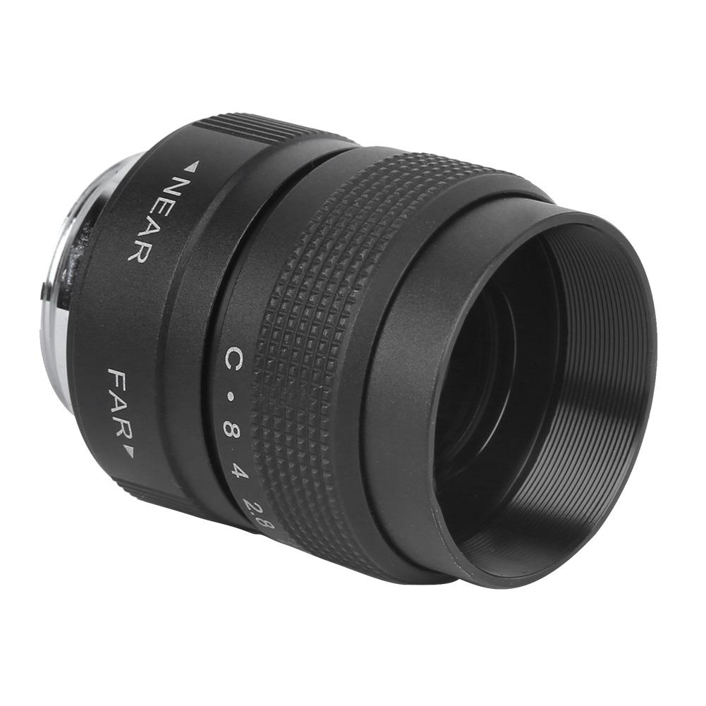 Оптическое стекло 25мм f1.4 MC Многослойное пленочное покрытие Ручная диафрагма Объектив камеры видеонаблюдения для беззеркальных камерЧерный