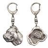 Cane Corso, Italian Cane Corso - Silver-plated Key Ring with a Dog In a Gift Box, Handbag Decoration, Backpack Pendant by Brand