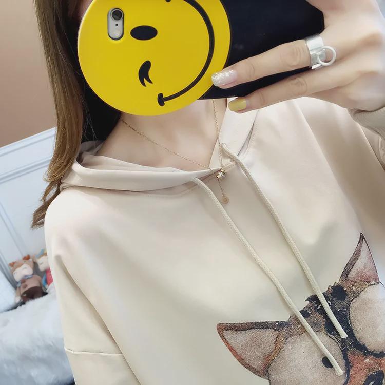 Корейский свободный свитер с длинными рукавами для беременных на весну/осень