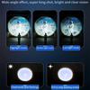 60W High Power Spotlight Long Range Headlamp Type-C Charging 5 Lighting Modes Wave Hand Induction Flashlight Output For Camping