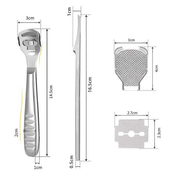 Конусная фреза для удаления мозолей стопы 03 + сменное лезвие 10шт, 1 комплект