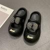 Cute and Sweet Outdoor Women's Butterfly Knot Slippers 2024 New Fashion Soft Sole Anti Slip Summer Thick Sole One Line Sandal