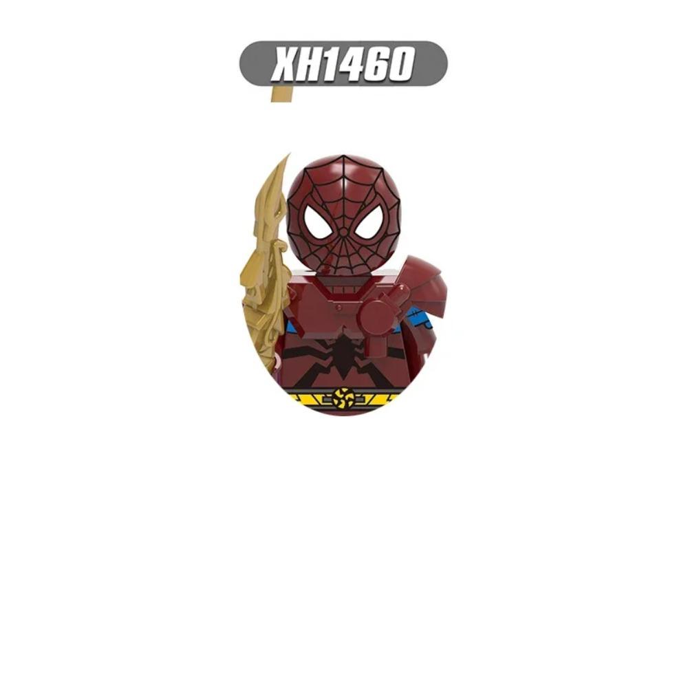 Marvel Legends Человек-паук на мотоцикле Кирпичи Майлз Строительные блоки Мини-фигурки Кирпичи Образовательные DIY Игрушки Подарки