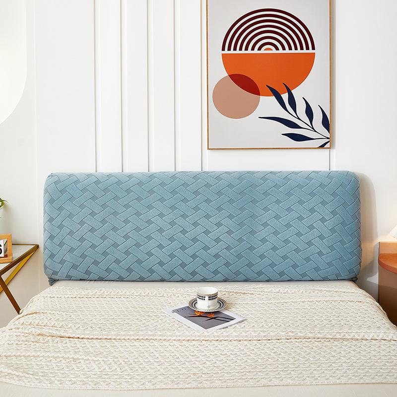 Чехол для изголовья кровати Full Queen Cal King Stretch Soft Bed Headboard Slipcover Stretch Solid Color Purproof Protector Cover Washable for Bed Bedroom Decor