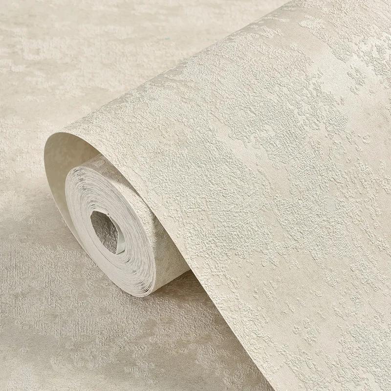 3D современные простые однотонные нетканые обои для спальни, гостиной, ТВ-фона, утолщенные