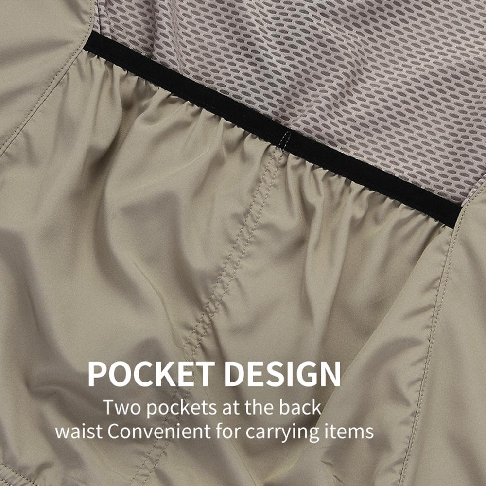 Wosawe Women Cycling Vest Sleeveless Reflective MTB Bike Jacket Outdoor Sport Running Riding Quick-Dry Cycling Vest Bicycle Khaki Sleeveless